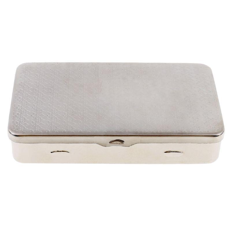 Thin American Eagle Metal Cigarette Case Boxes Automatic Cigarette Tobacco Case