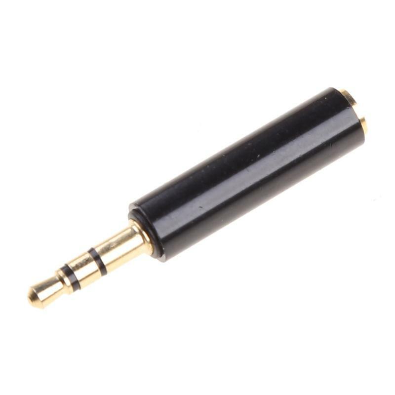 Mini 3.5mm Stereo Male 4 Pole Plug To 3.5mm Female Jack Audio Connector Adapter