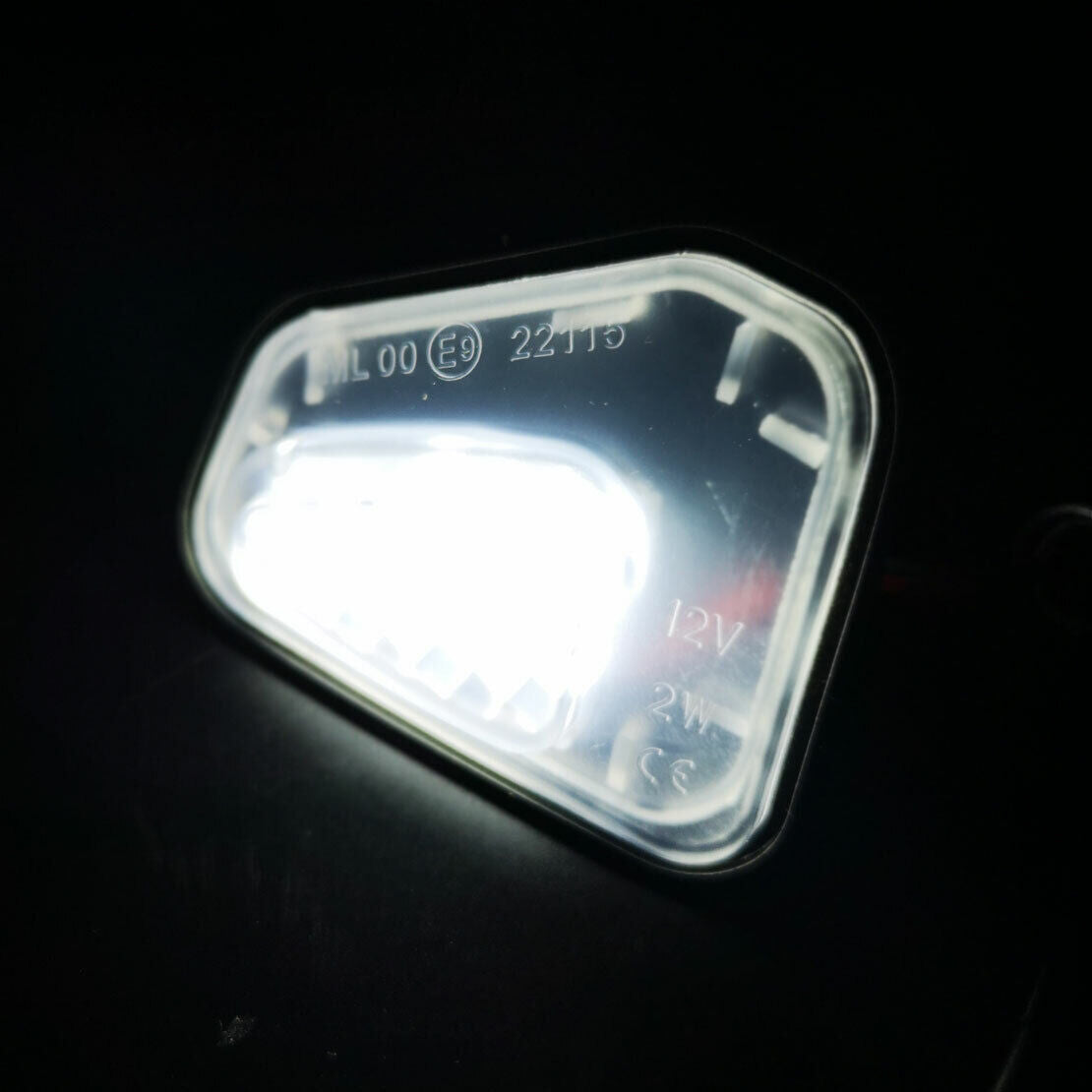 2x LED Side Mirror Puddle Light Lamp Fit For CC EOS Passat Scirocco Santana Li