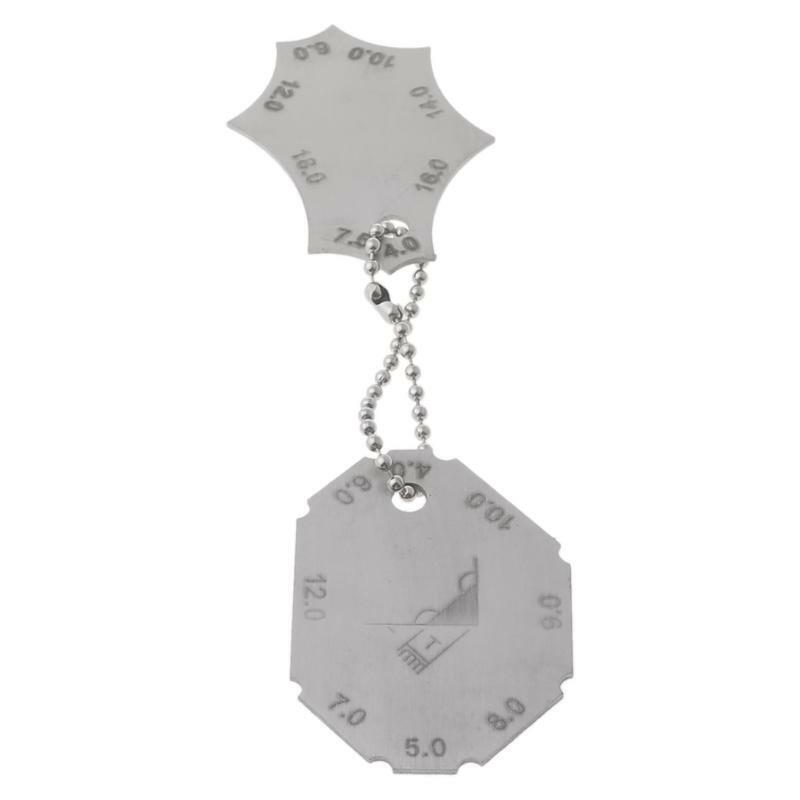 Pocket Fillet Weld Gauge Welding Gauge with Key Chain