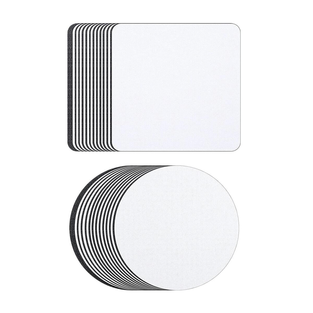 24x Blank Coasters Sublimation Coffee Tea Cup Pad Round Heat Transfer Printing