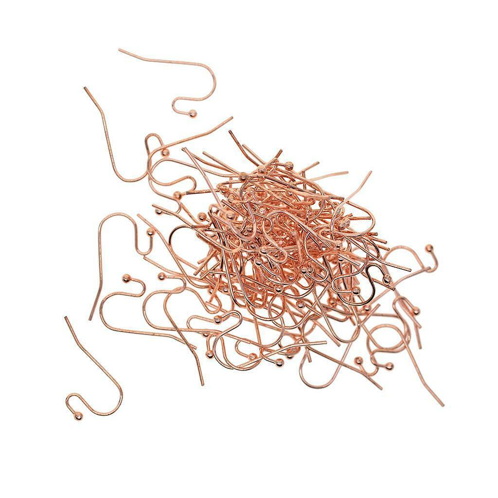 100pc  French Hook  Copper Plated Earring Ear Wires Findings
