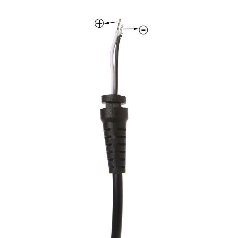 6.3*3.0mm Male Plug Right Angle DC Power Supply Adapter Cable For Toshiba Laptop