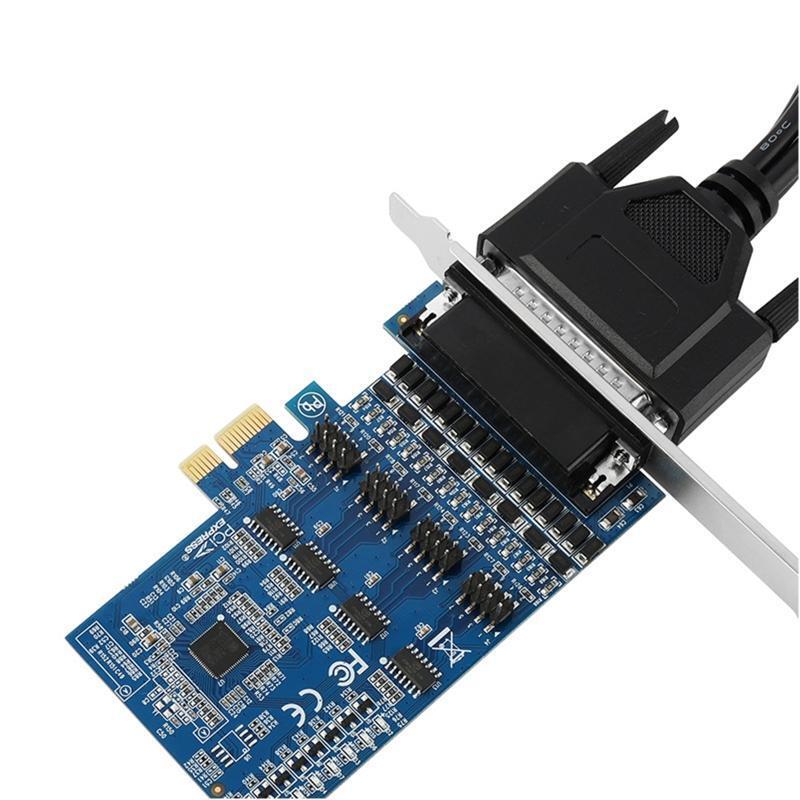PCI-E to RS232 RS485 Connectors 9Pin Expansion Card Converter Replacement