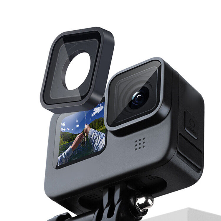 HD Glass Camera Lens UV Protection Lens Cap for GoPro Hero 10 Camera Parts A2UK