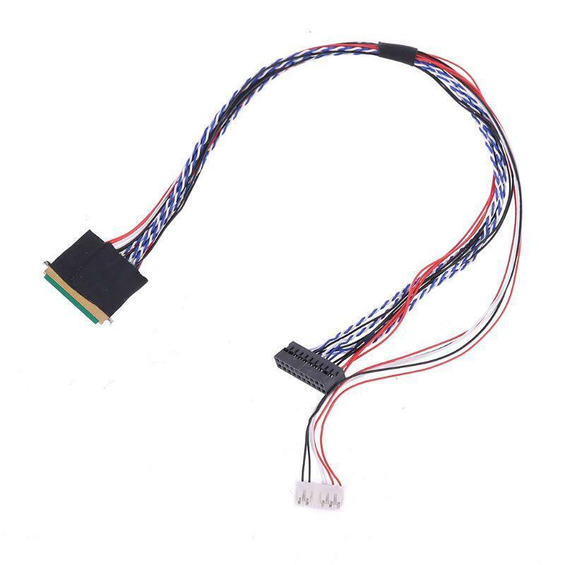 1pc LCD Screen Cable 40 Pin 1 Channel RBG 6 Bit LED for Computer Display