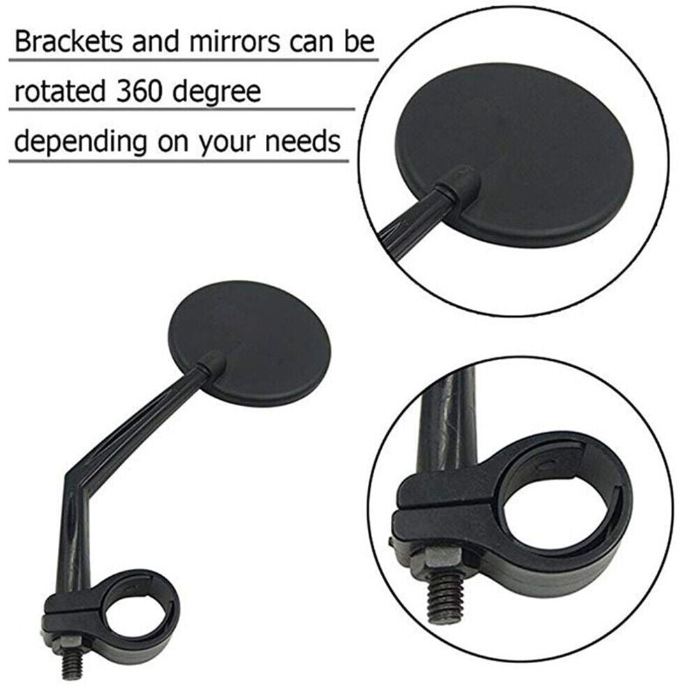Bike Mirrors Cycling Rear View Bicycle Rearview  Mirrors Handle Rearview Mirror
