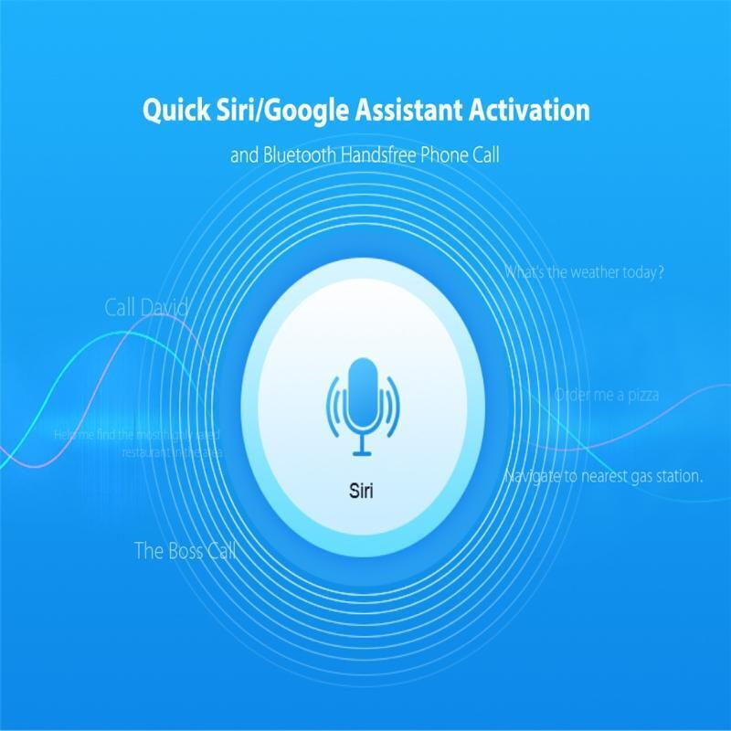 Bluetooth-compatible 5.0 FM Transmitter Car Kit QC3.0 Quick Charge RGB Light