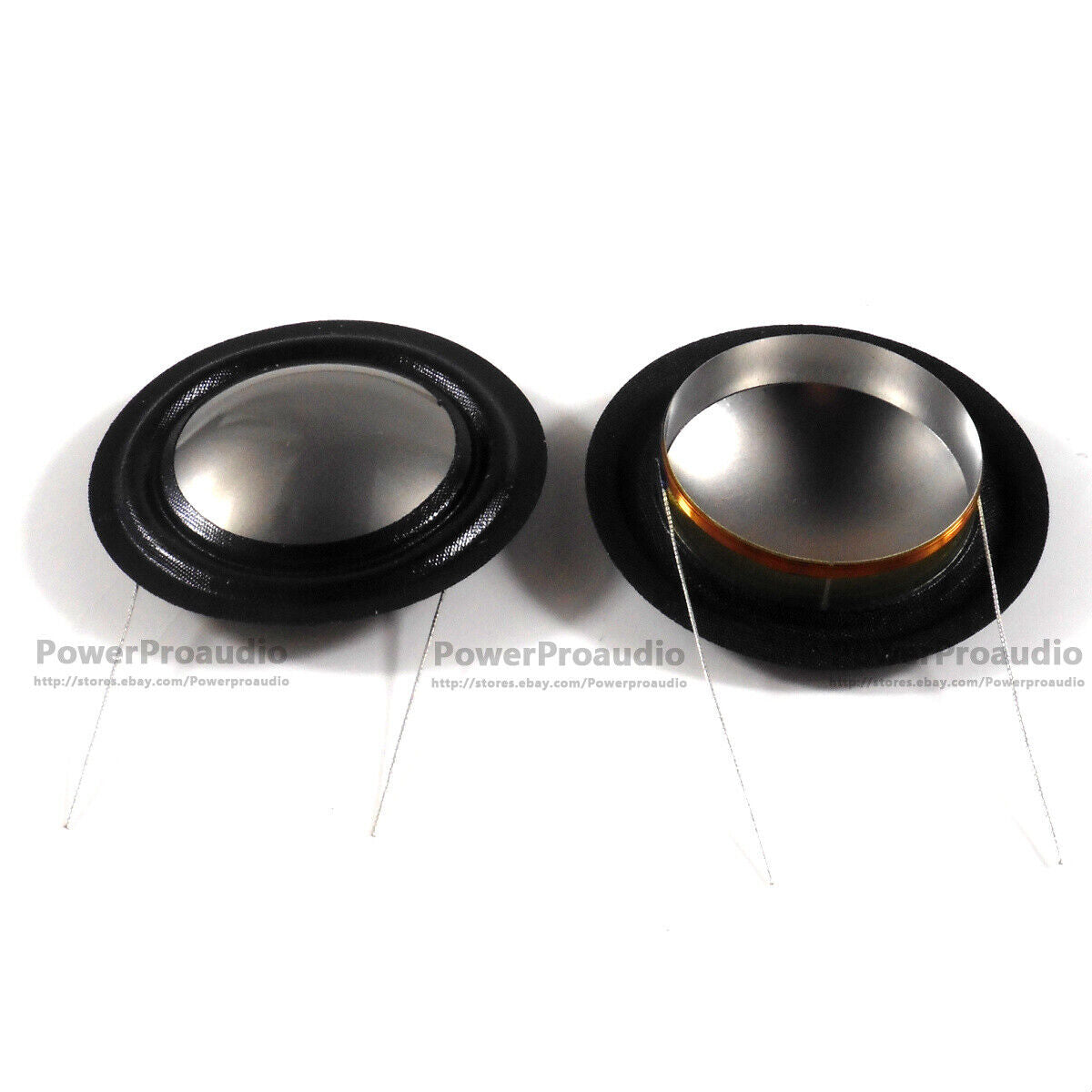 4PCS  25.4mm 25.5mm (1") silk+ Titanium Dome Tweeters ASV voice coil Round Wire