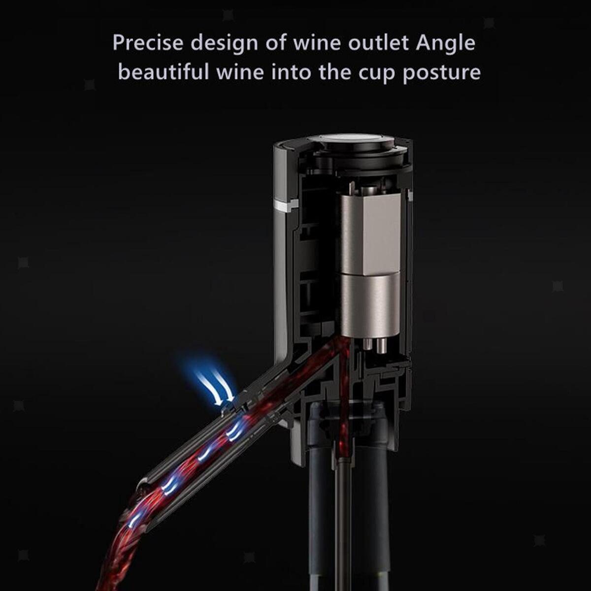 Smart Electric Wine Aerator Wine Pourer Decanter for Party Drinks Bar Travel