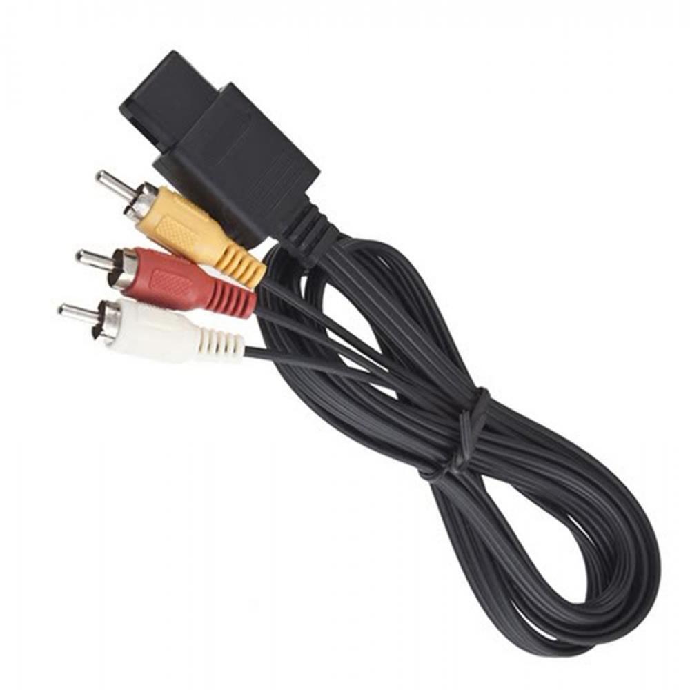 AV To RCA 6' Audio Video Cord Cable  For Super Nintendo GameCube N64 SNES NGC