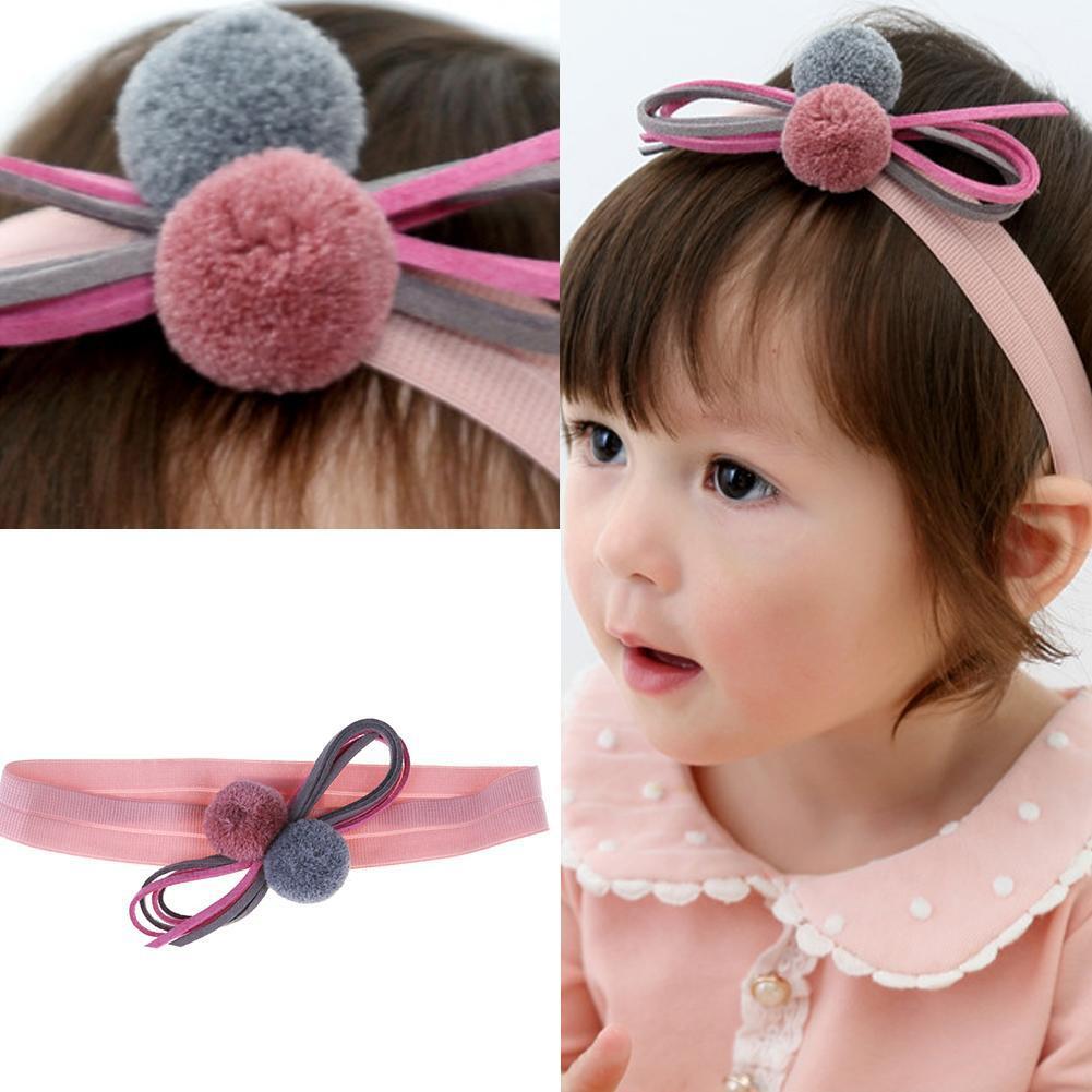 Newborn Baby Bowknot Headband Elastic Hair Accessories Girls Headdress