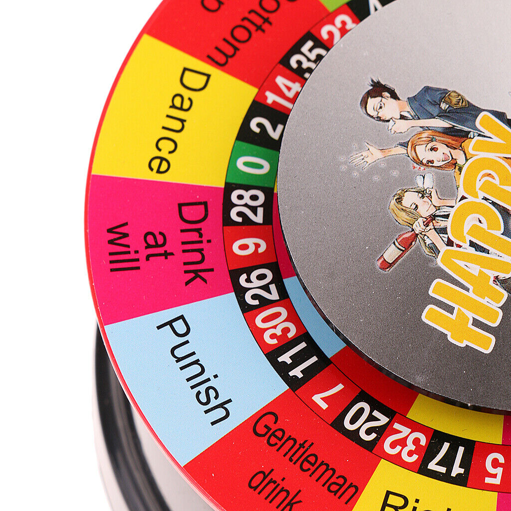 Rotating Electric Roulette Drinking Game For Bar Ktv  Party