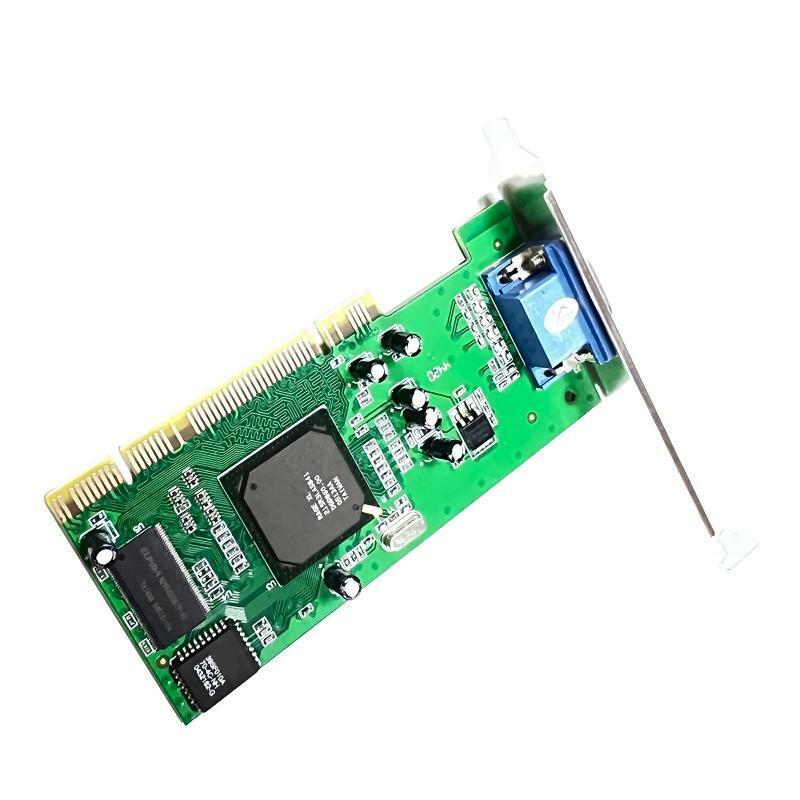 32Bit PCI Graphics Card ATI Rage XL 8MB Multi-Display VGA Video Tractor PC Card