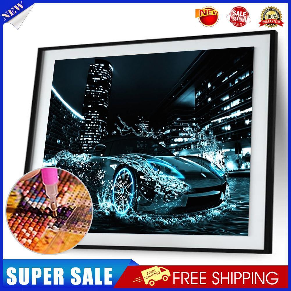 5D DIY Diamond Painting Speed Car Cross Stitch Embroidery Rhinestones Kits