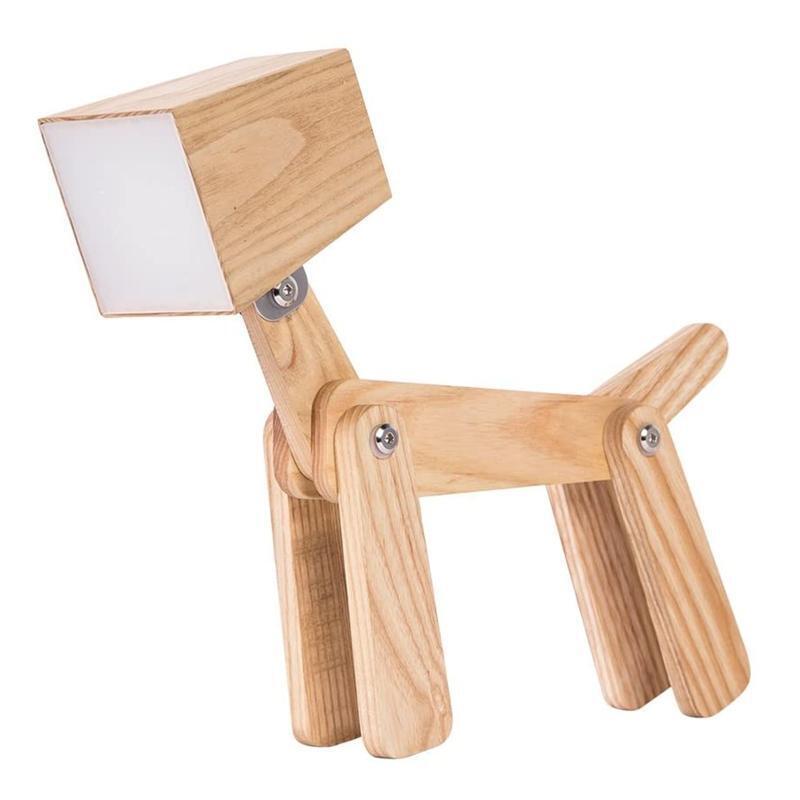 DIY Dog Table Lamp for Beside Table Living Room Bedroom Study Desk Decorations