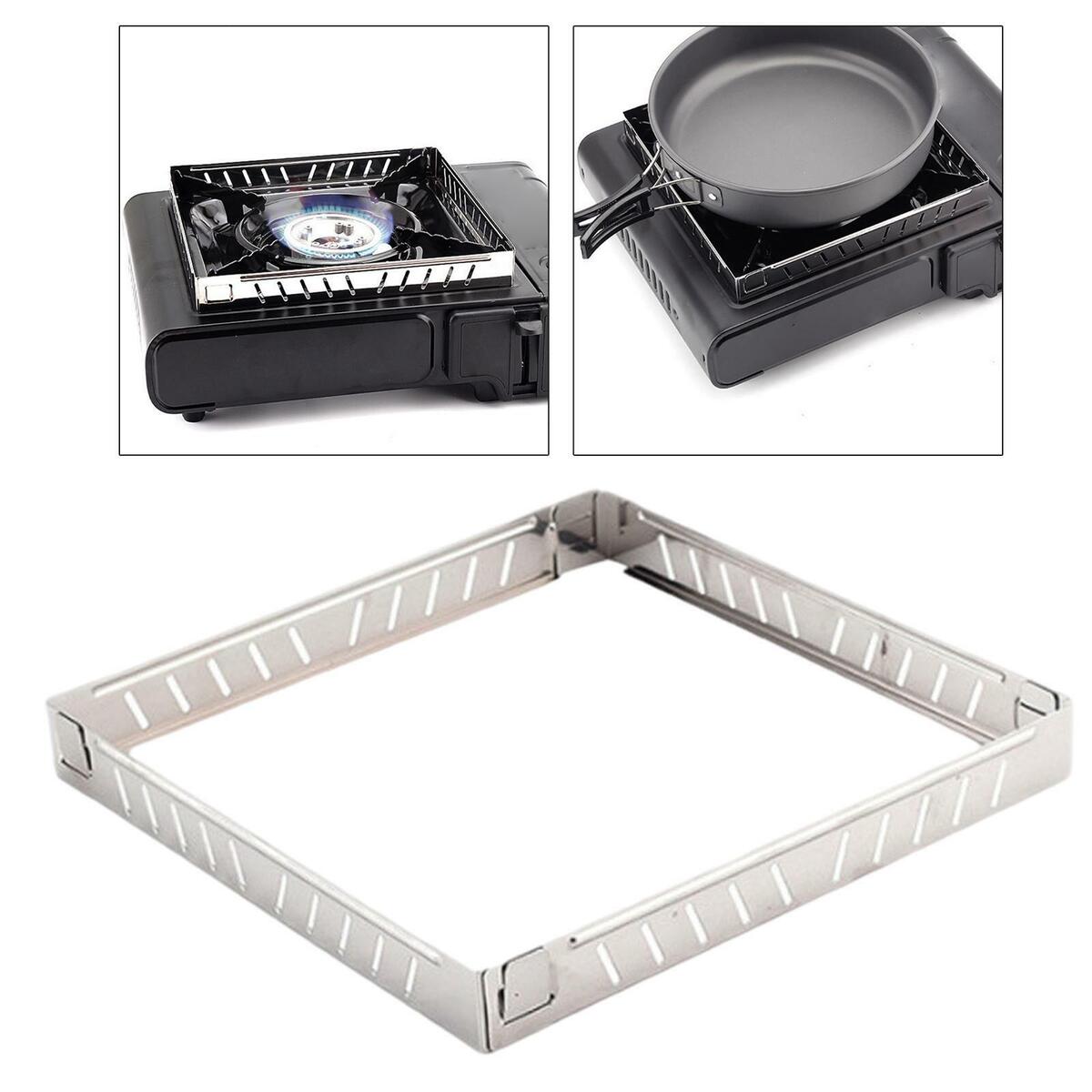 Gas Stove Wind Shield Gas Cassette Stove Windshield for Hiking Emergency