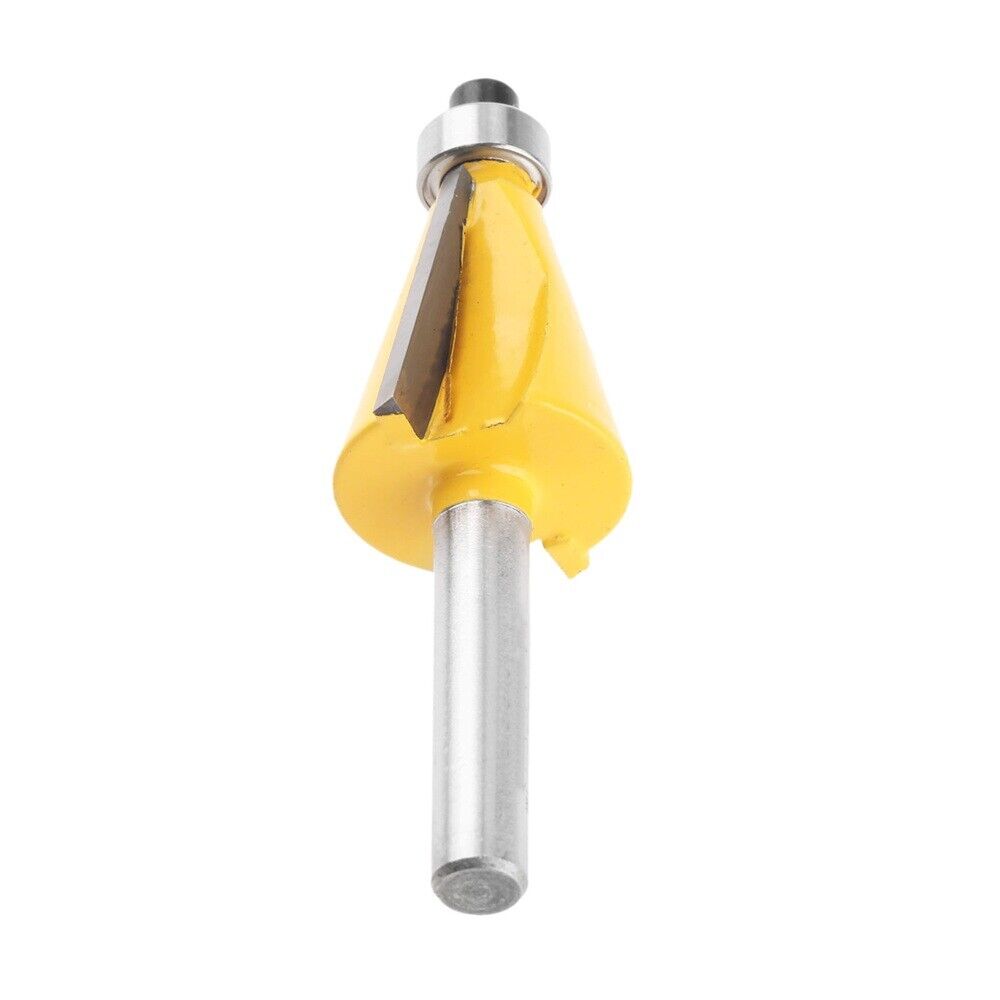 15 Degree 1/4" Shank Wood Trim Cutter Bearing Sealed Router Bit CNC Milling Tool