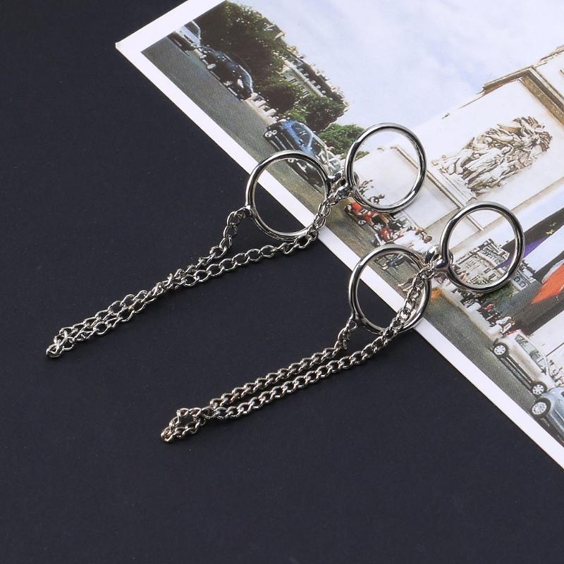 Exquisite Dangle Earrings Hip-hop Long Tassel Drop Earrings Jewelry for Travel