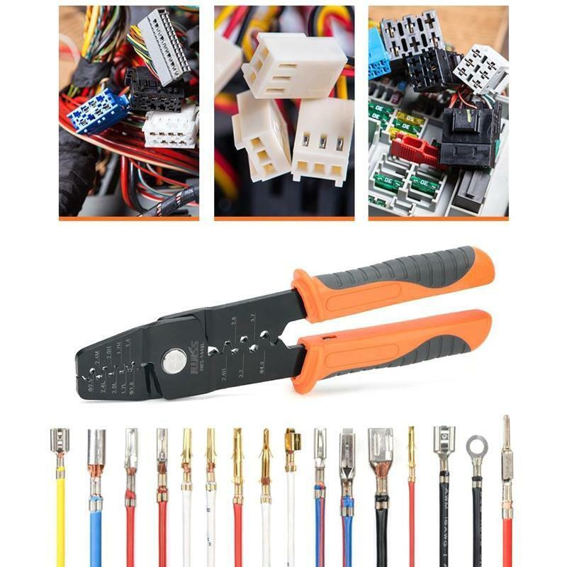 Automotive Connector Male & Female Du-pont Pin Crimping Pliers Wiring Harness