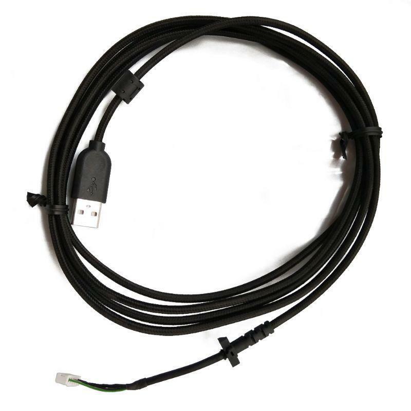 Durable Nylon USB Soft Mouse Cable Line Replacement Wire For logitech G403 Mouse