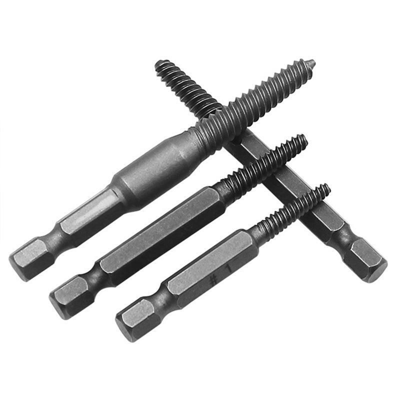 5 Pieces Hex Shank Broken Screwdriver Extractor Set for Removing Stripped Screws