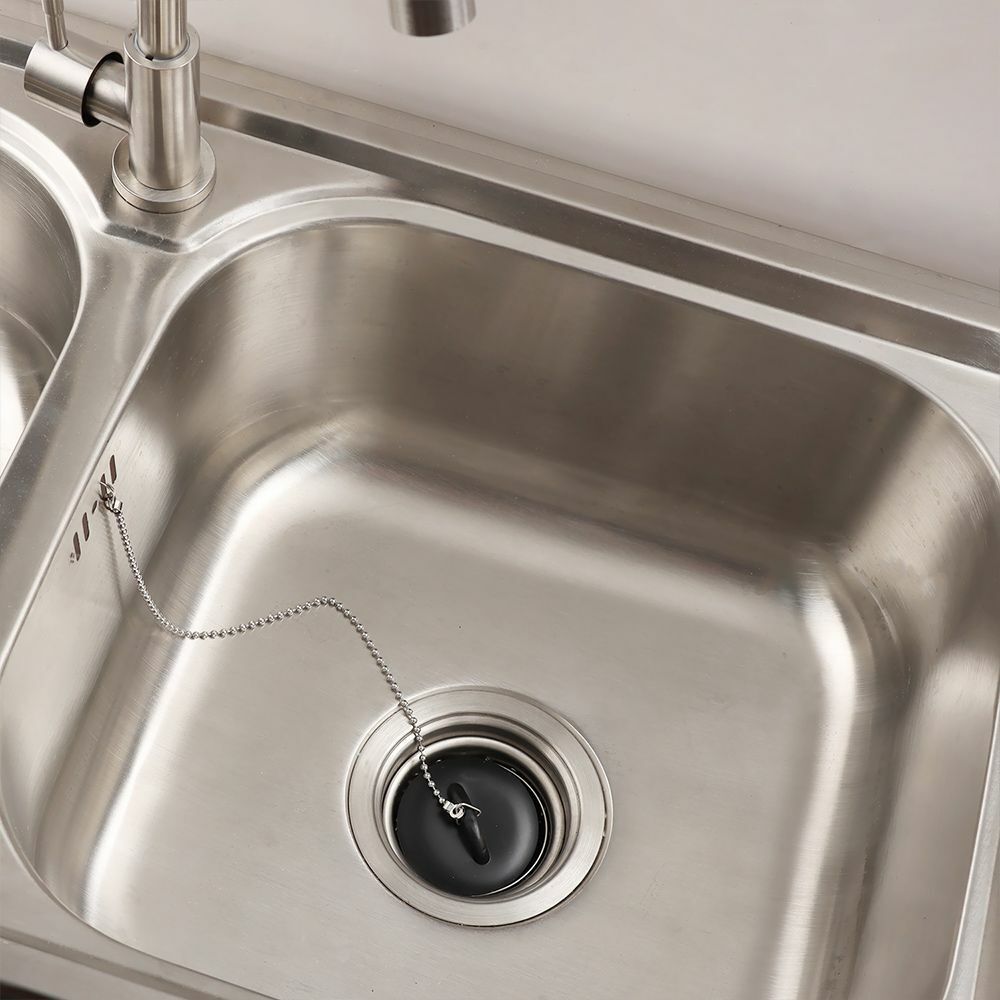 Supplies Round Drain Cover With Chain Bathtub Stopper Water Sink Plug Sewer