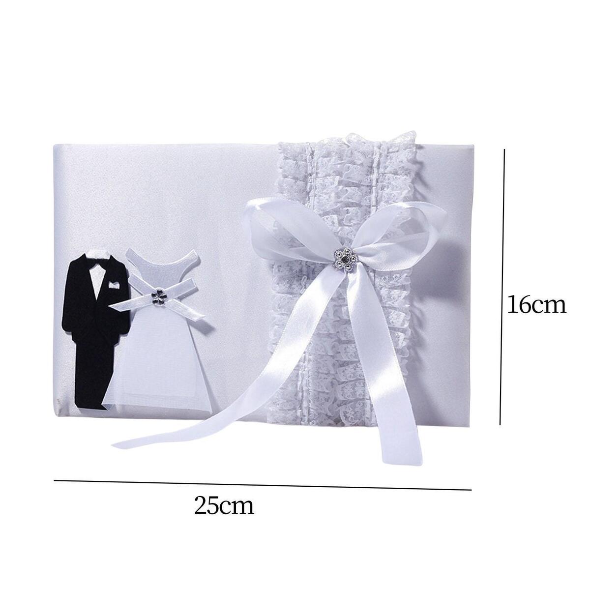 Wedding Guest Book Bowknots Guest Sign Book Guest Registry for Party Wedding