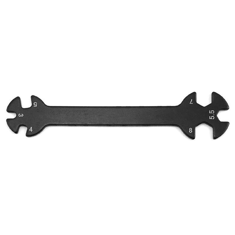 Versatility Wrench Multipurpose 6 in 1 RC Wrench Tool 3/4/5/5.5/7/8MM with Nuts