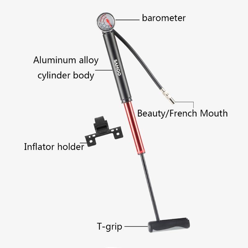 160 PSI High Pressure MTB Pump Portable Mini Inflatable Tube Bicycle MTB