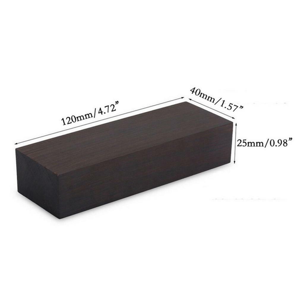 3Pieces Black Ebony  Lumber DIY for Handle   Hobby Tool