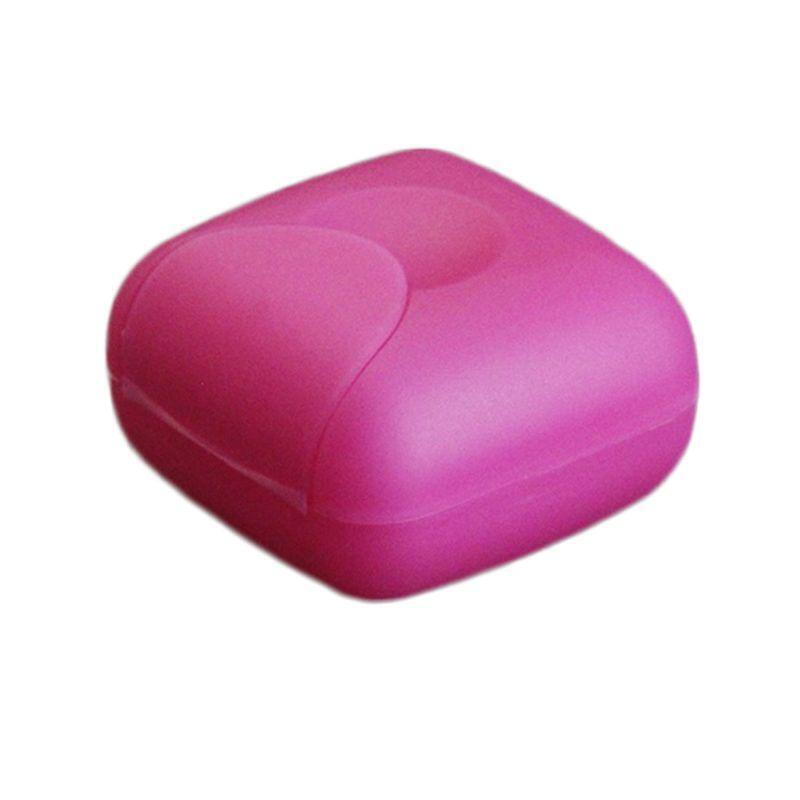 Plastic Woman Tampon Storage Box Portable Soap Holder Case for Outdoor Travel