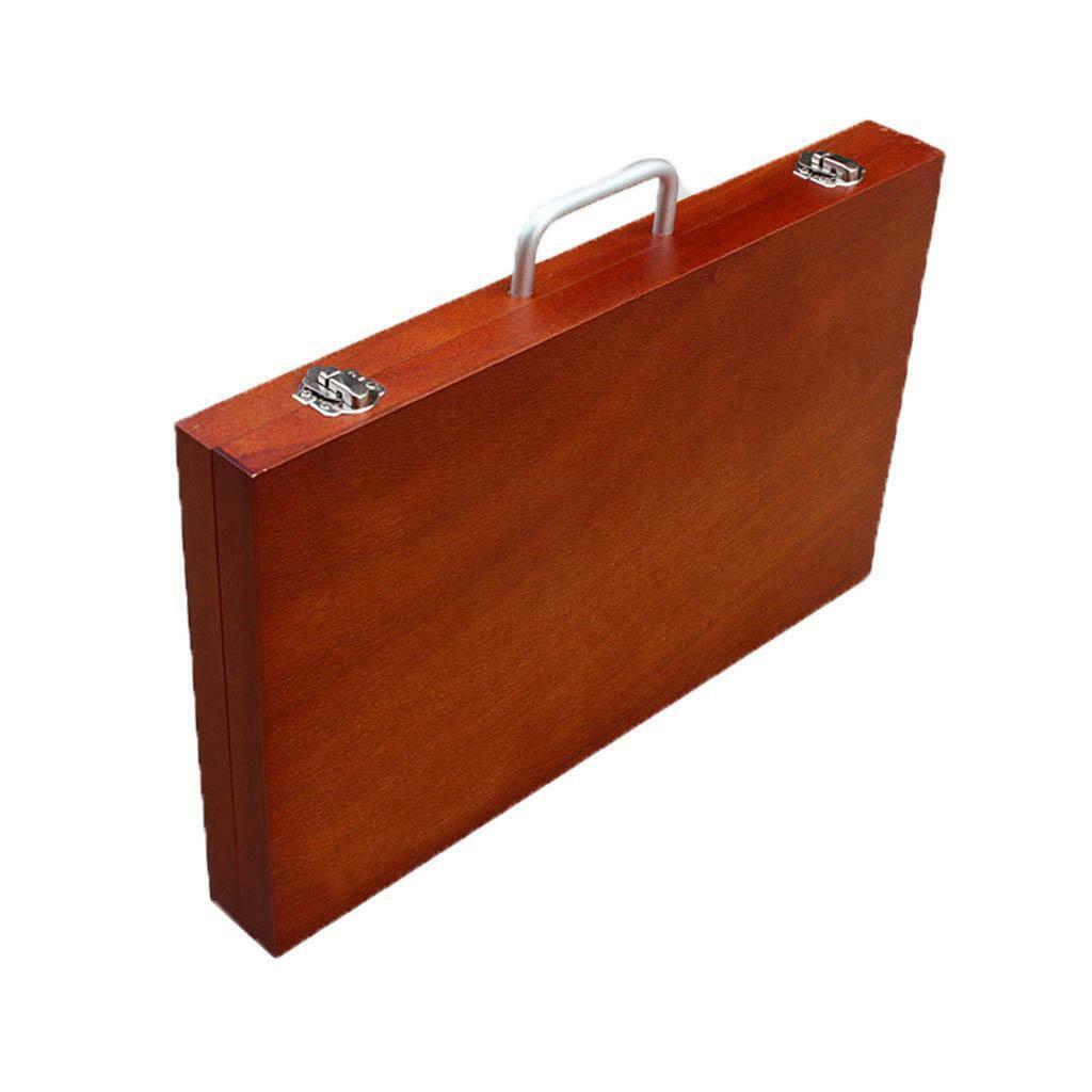 Wooden Box Drawing Painting Caja Desktop Storage Case