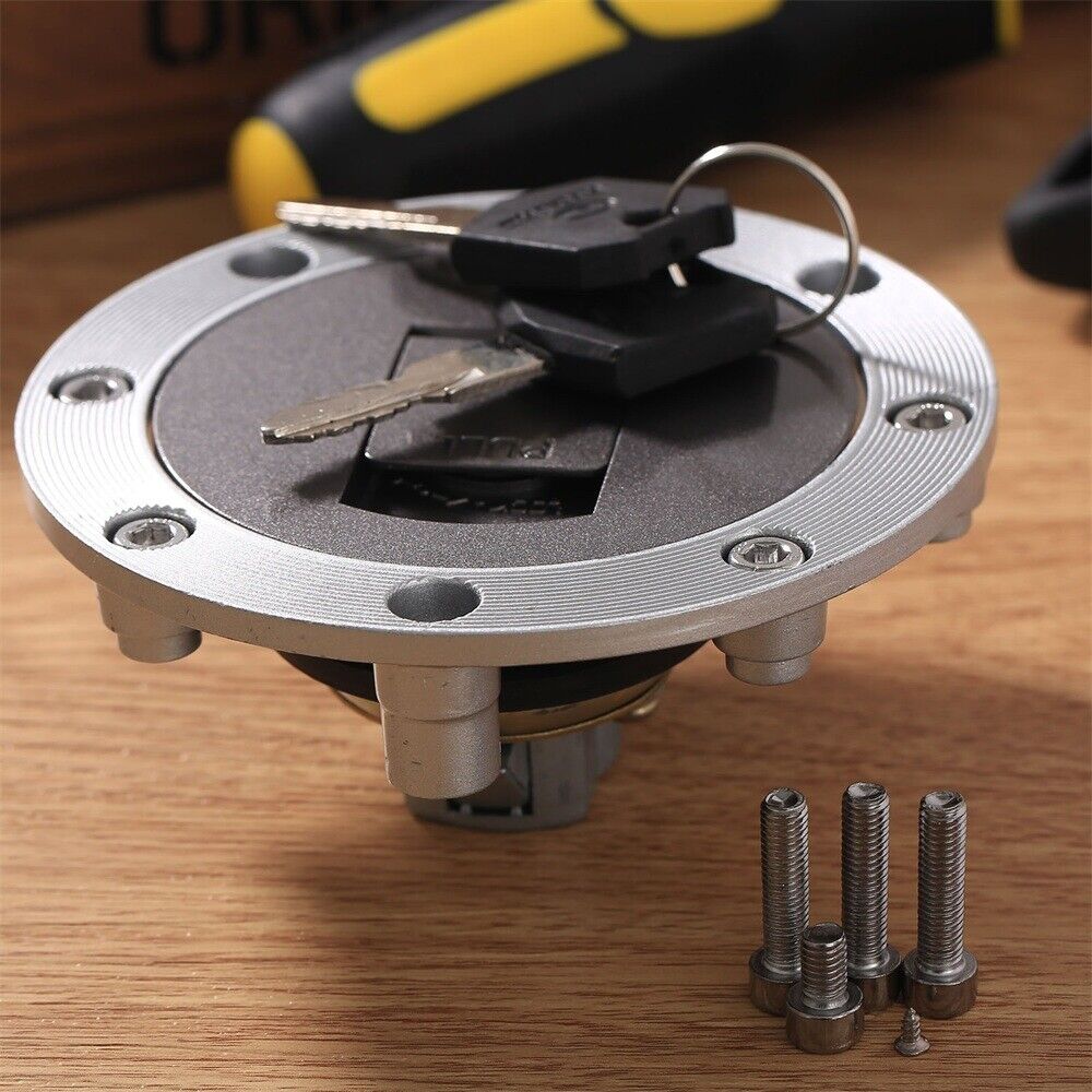 Fuel Gas Tank Cap Cover w Key for Yamaha FJ1200 FZR1000 1987 1988 1989 1990 1991