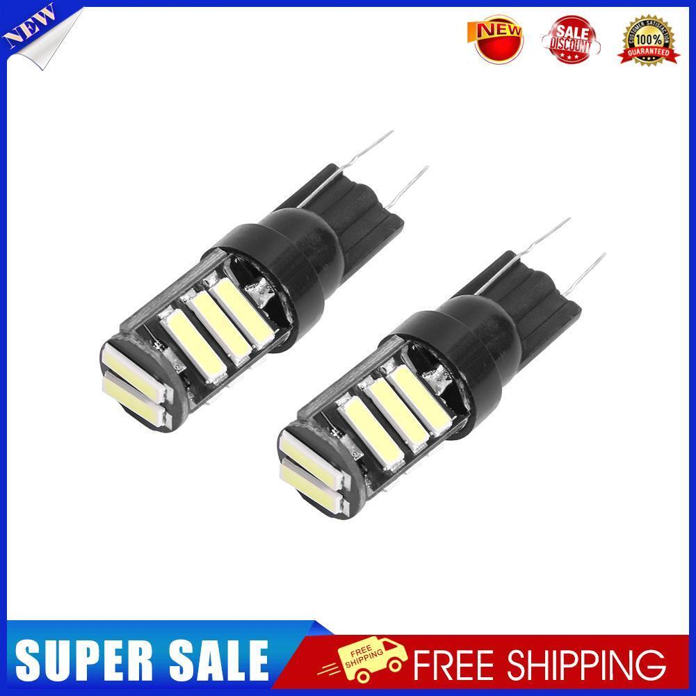 1 Pair DC 12V Car LED Lights W5W T10 7020 11SMD Wedge Light Car Brake Lamps