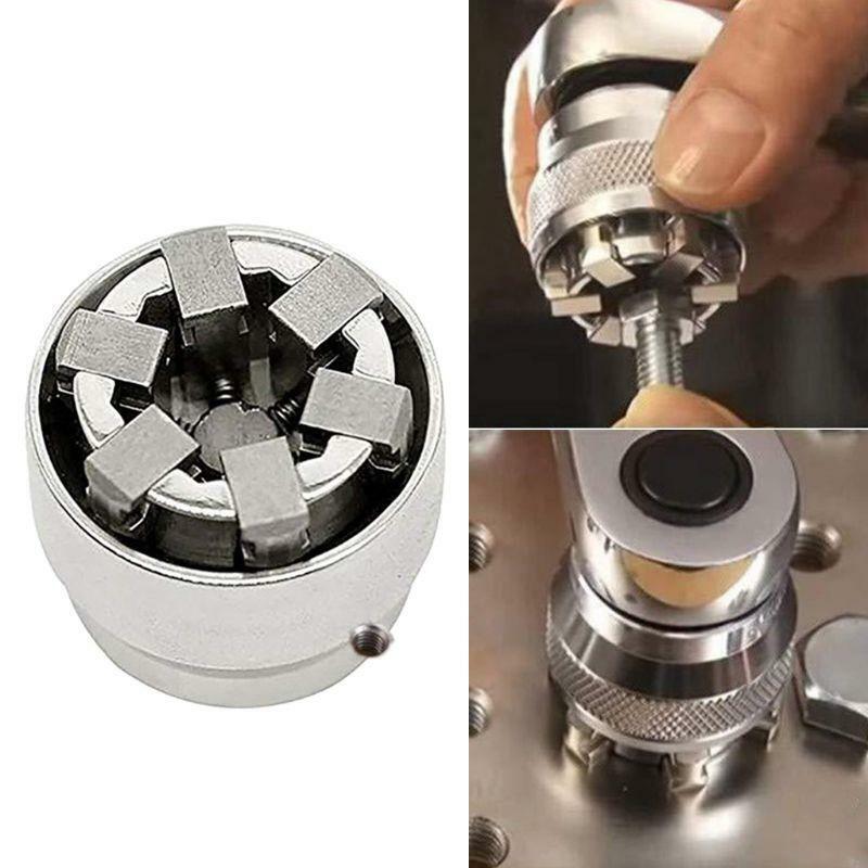 3/8" Magical Universal Screw Wrench Socket Adjust 10-19mm Multifunction Sleeve