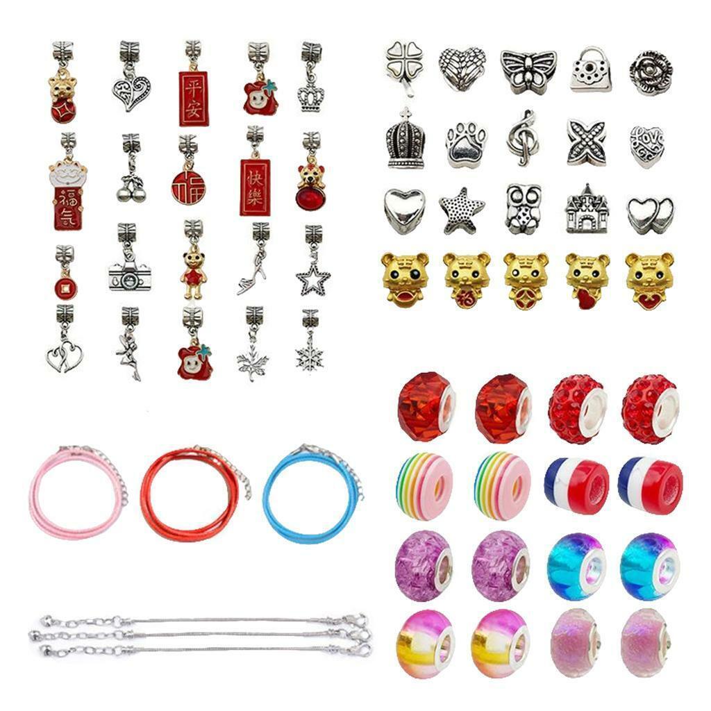 62 Pieces Bracelet Making Kit Assorted  for Necklace Bracelet Making