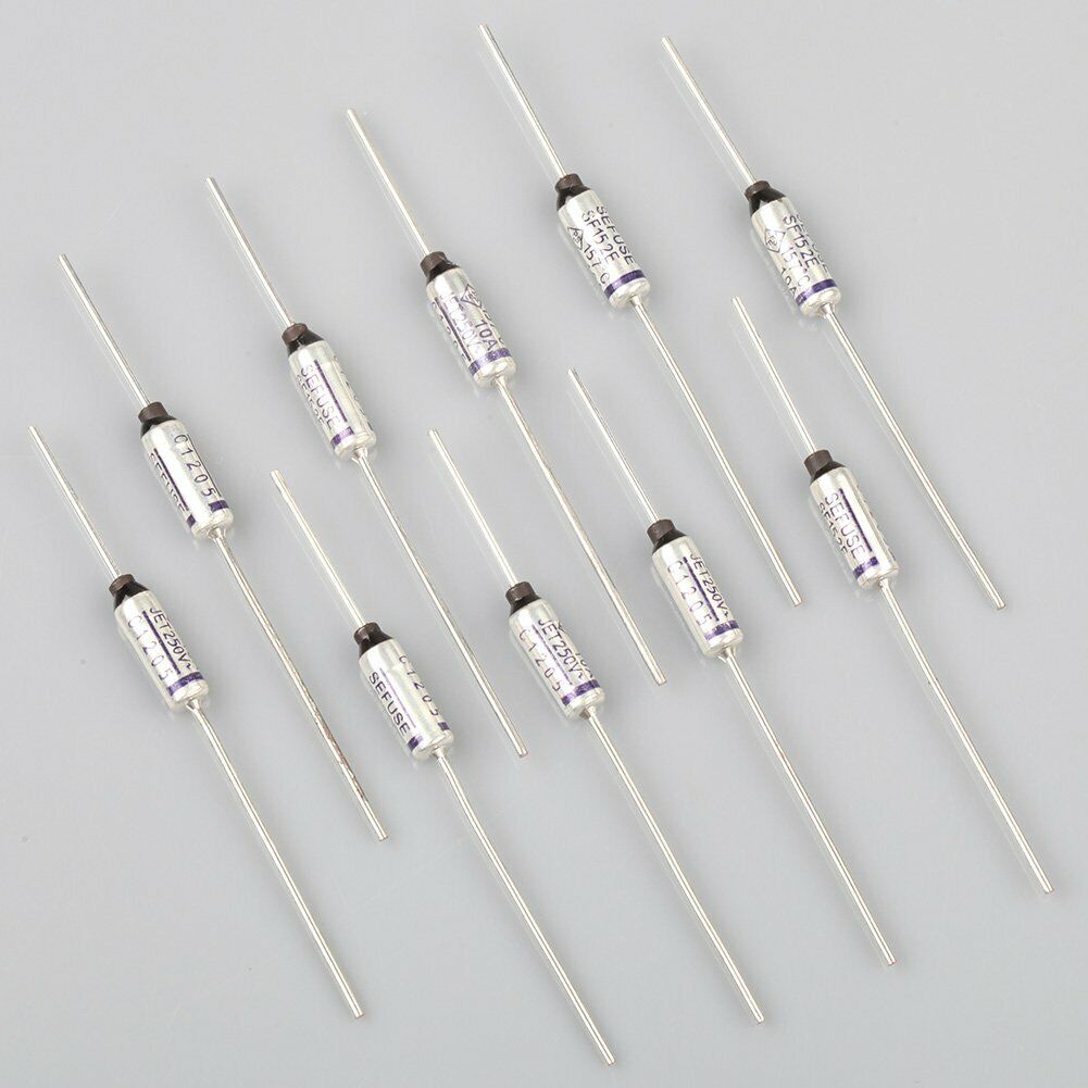 10 Pcs Cutoffs SF152E 157 °C 10A 250V Thermal Fuse  NEW