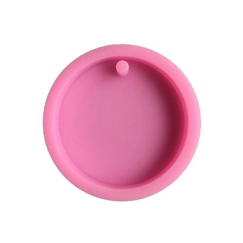 Hanging Tag Pendant Silicone Mold Dog Bones Love Heart Round Oval Keychain Mold