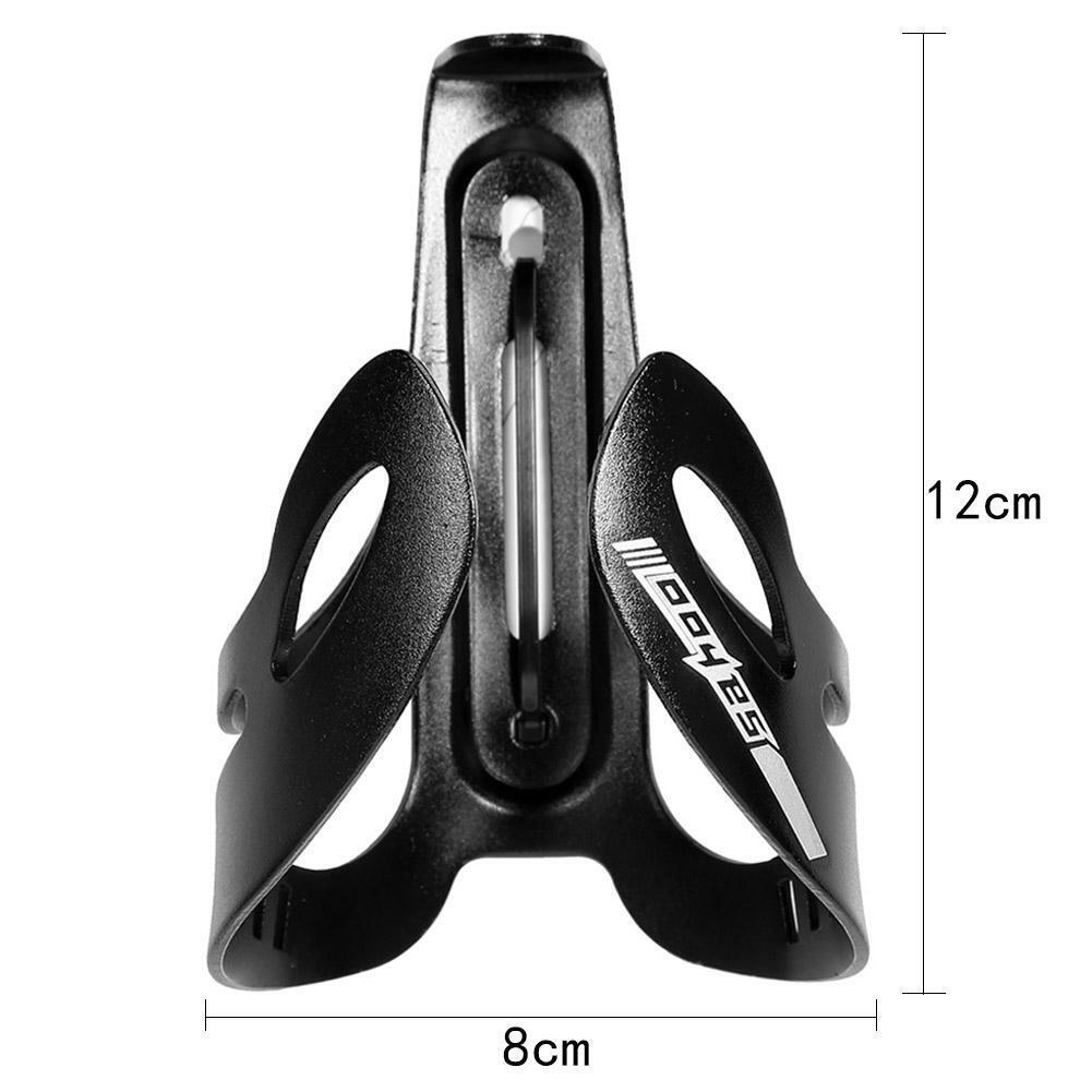 SAHOO Aluminum Bike Water Bottle Rack Holder Cycling Bottle Cage (Black)