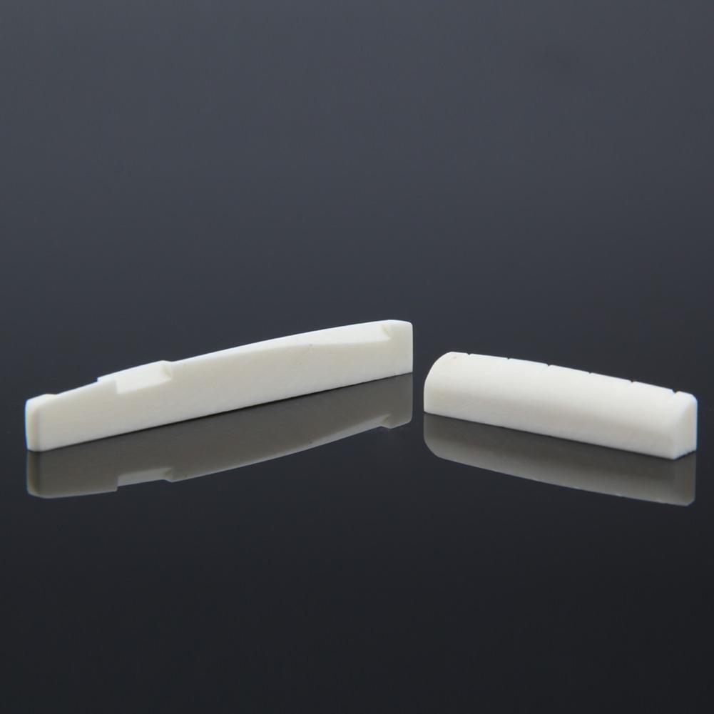5 Pairs Buffalo Bone Guitar Bridge Nut Saddle for 6 String Classical Guitar