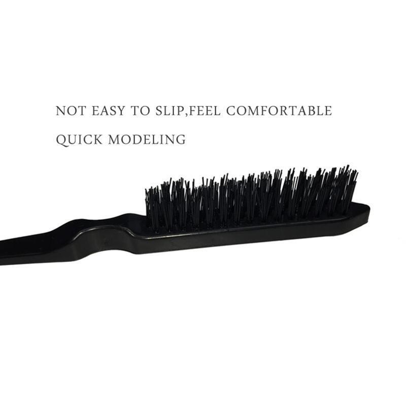 4Pcs Hair Styling Combs Set Teasing Hair Brush Rat Tail Combs Edge for Women