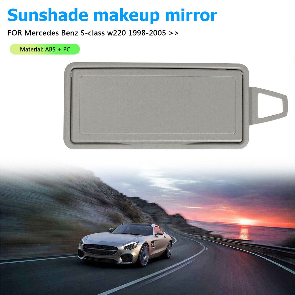 Auto Sun Visor Shade Mirror Cover Board for Benz S-Class W220 (Grey Left)
