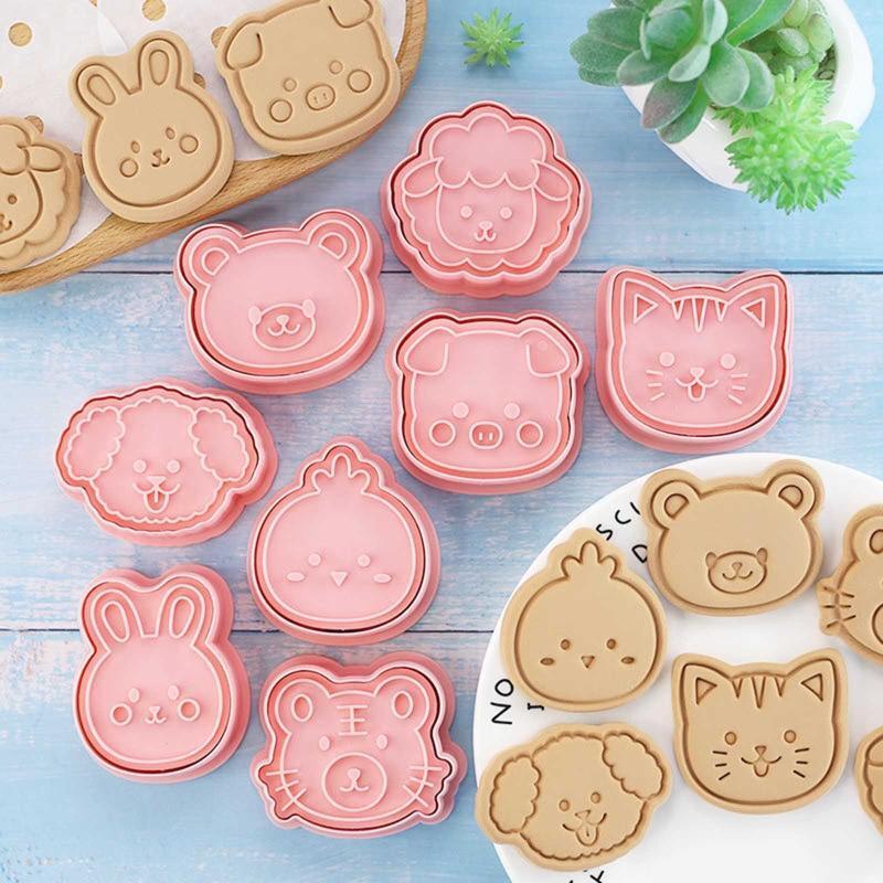 Cookie Mold Dessert Fondant Biscuit Cutter Plastic DIY Cookie Cutter Baking Tool