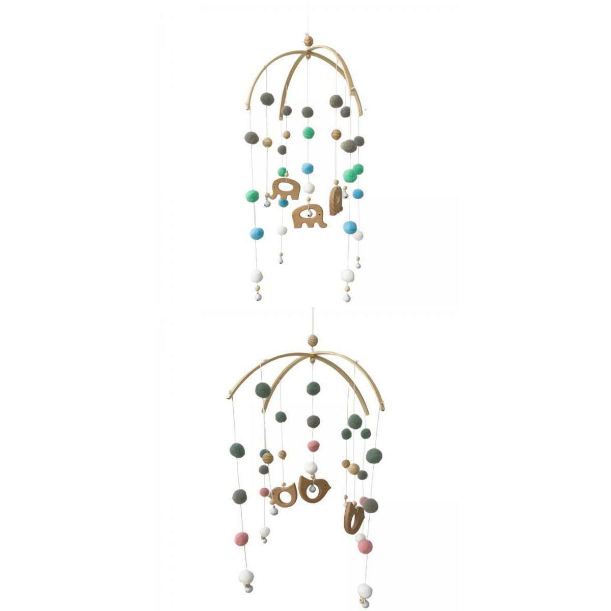 Set of 2 Nordic  Hanging Baby Crib Mobile Wind  Bed  children room