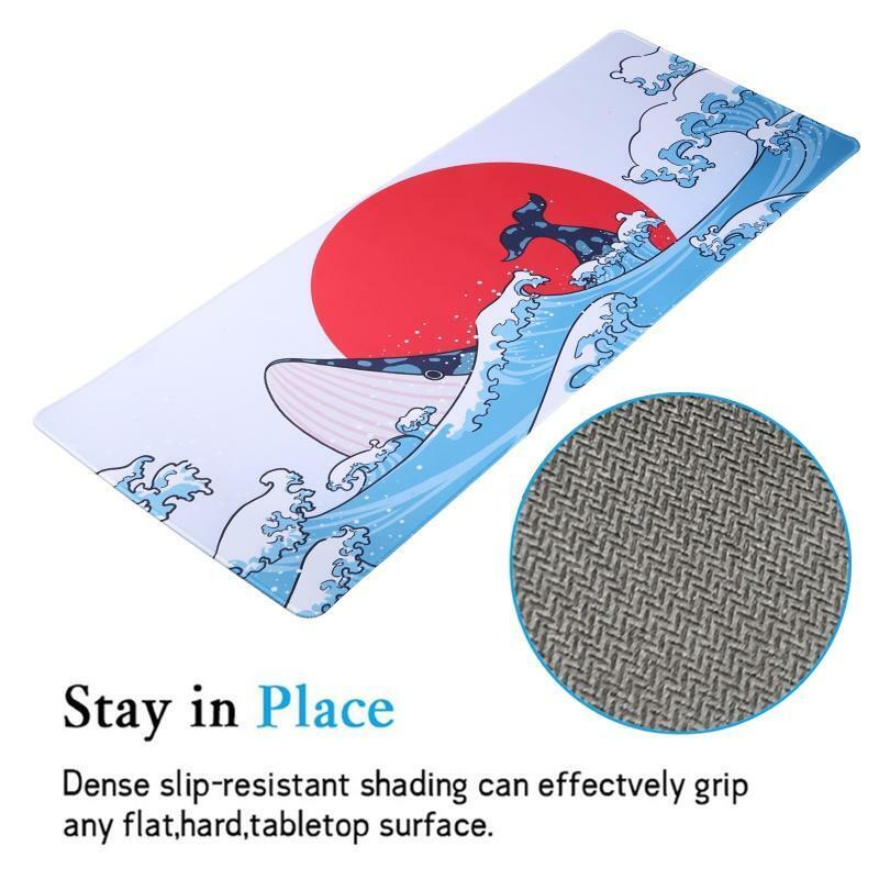700x300mm Keyboard Mouse Pad Coral Sea Large Mouse Pad Keyboard Mat for Office