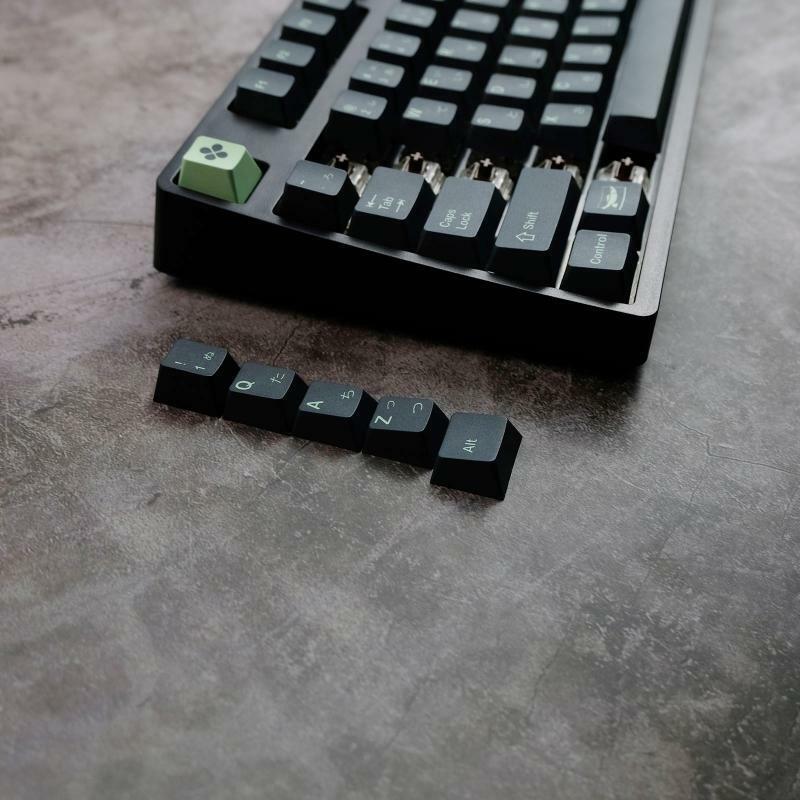 140Key Wasabi Mustard PBT Sublimation Keycaps for Cherry MX Switches Mechanical