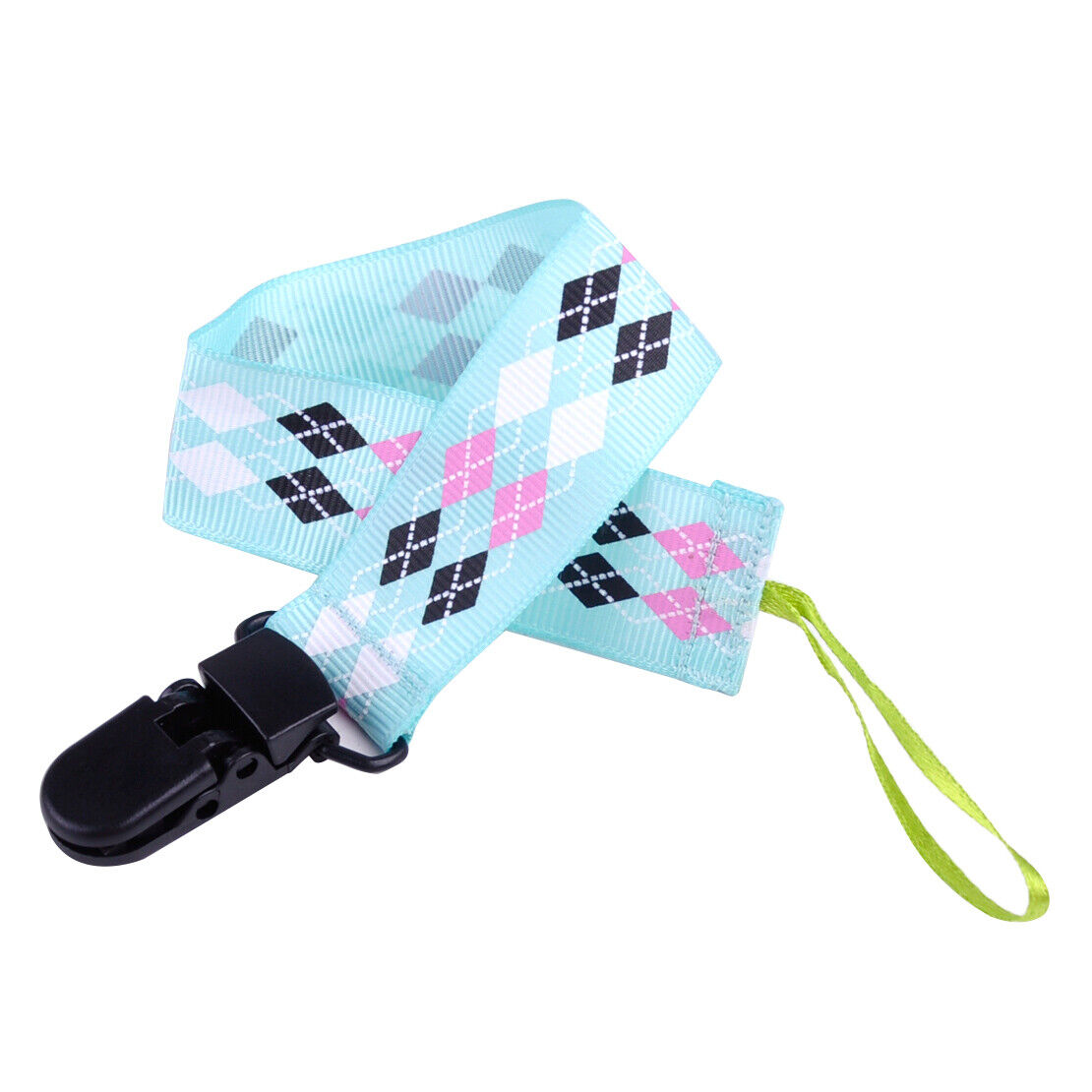 4x Infant Baby Pacifier Holder Dummy Clip Soother Ribbon Strap Nipple Leash Li