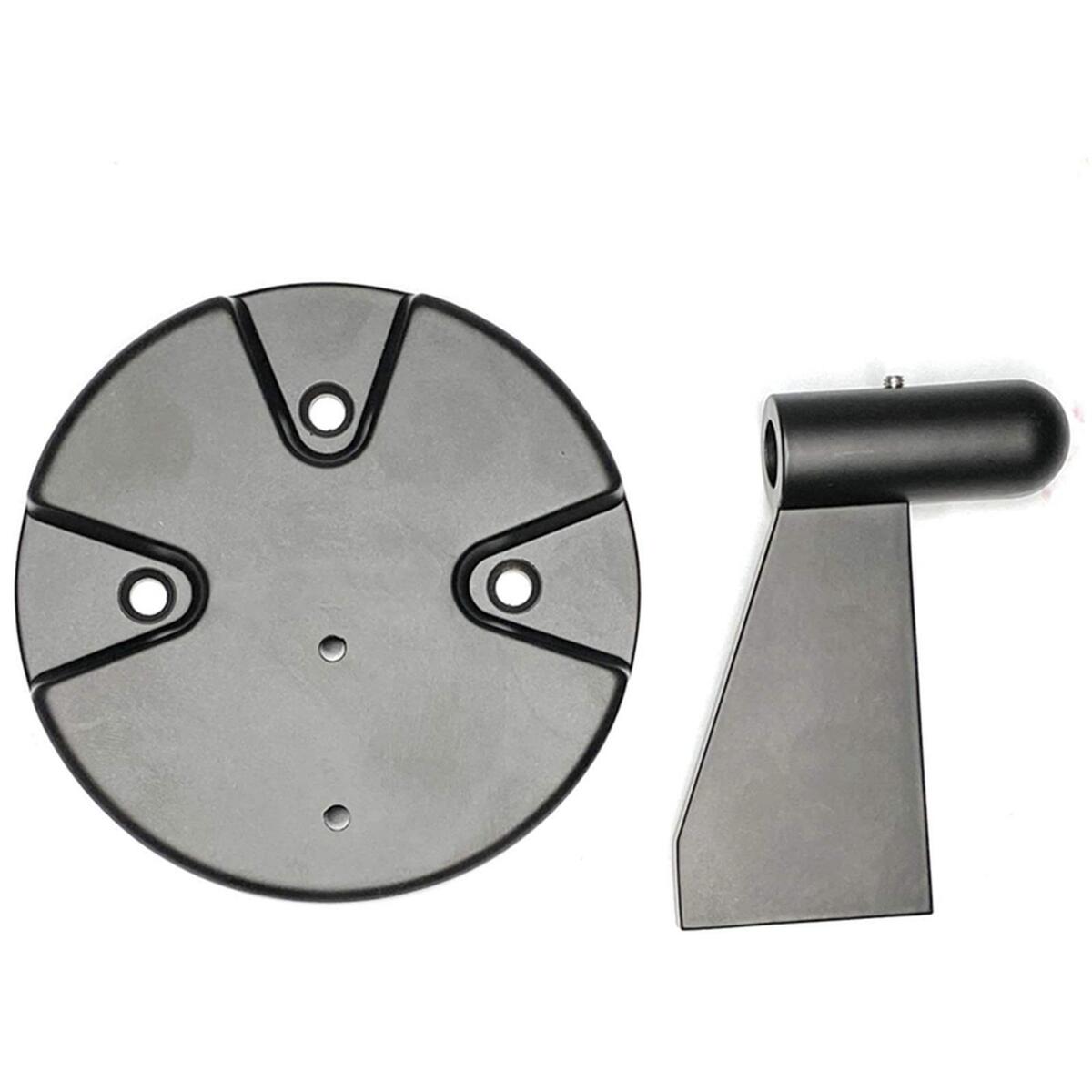 Support Mural pour Support de Microphone à Bras de  avec Plaque Ronde