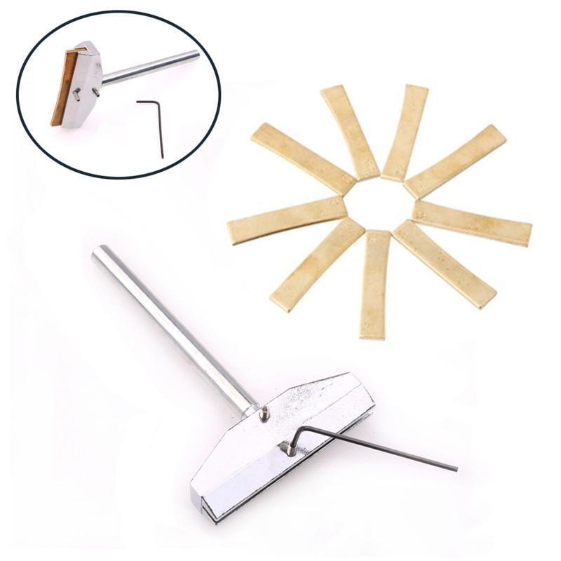 Guitar Repair Tools Set 9pcs Fretboard Press Caul Insert w/ Press Caul & Wrench